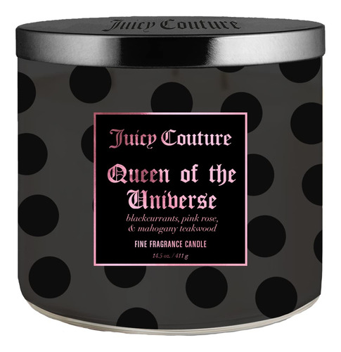 Reina Del Universo De Juicy Couture Candle, Color Negro