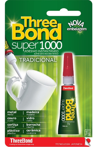 Adesivo Instantâneo Tradicional Super1000 - Threebond