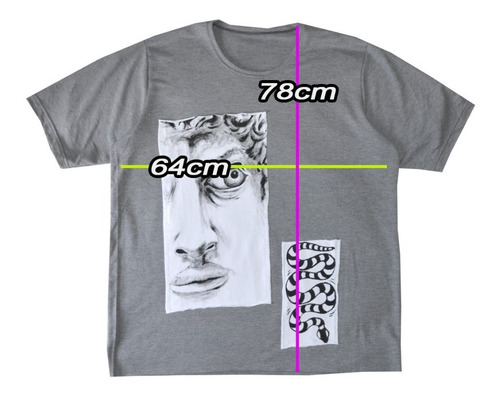 Imagen 6 de 6 de Remera Poison Parches Oversize Rustico Vaporwave Caustico
