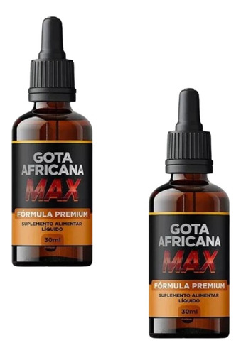2 Extra Gota Africana Max Original - Pegada Forte 