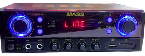 Amplificador Estereo Digital Mass 300w