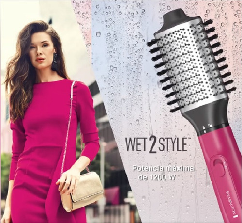 Cepillo Redondo Secador Con Aire Remington P Cabello As15ab