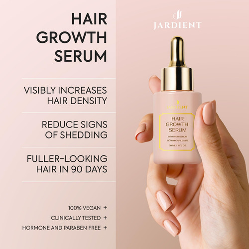 Sérum Para El Crecimiento Del Cabello Jardient Veganic Natur