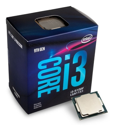 Procesador Intel® Core I3-9100f 6m Cache Up To 4.2ghz 