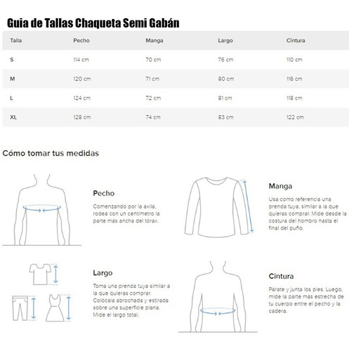 Imagen 4 de 5 de Chaqueta Hombre Impermeable Invierno Semi Gaban Ovejera