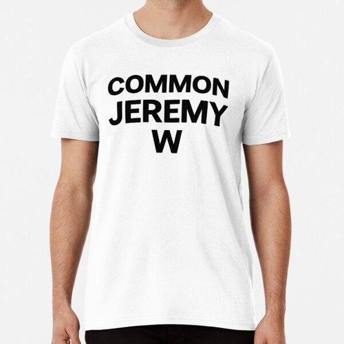 Remera Fragancia Common Jeremy W. Algodon Premium