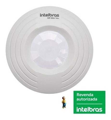 Imagem 1 de 2 de Ivp 3011 Teto Sensor De Presença Infravermelho Intelbras