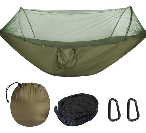 Hamaca De Camping Con Mosquitera Individual Y Doble De 200 K