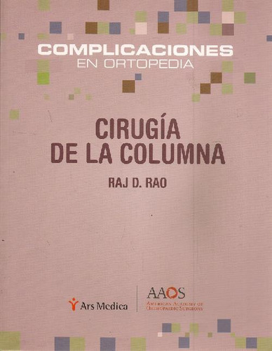 Libro Cirugía De La Columna De Raj D Rao