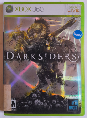 Jogo Darksiders Original Xbox 360 Midia Fisica Cd.