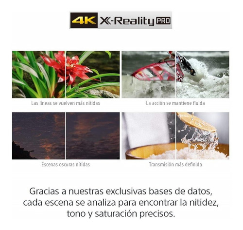 Sony Pantalla 55¨ Led 4k Ultra Hd Con Alto Rango Dinámico