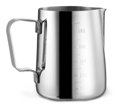 Leiteira Pitcher Para Cafe Barista Cappuccino 600ml Aço Inox