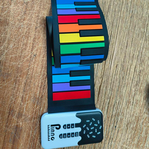 Piano Enrollable, Piano Portátil, Piano De Viaje Llaves Del