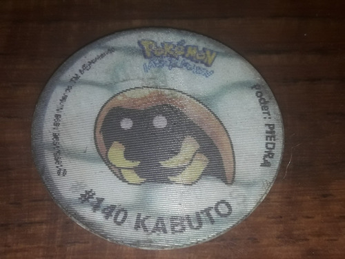 Tazo Kabuto Pokémon  Antiguo !!!!