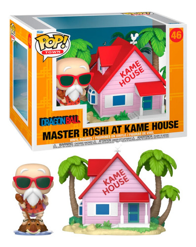 Funko Pop! Cidade: Dragon Ball - Casa Kame com o Mestre Roshi