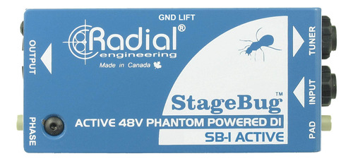 Caja Directa Activa Acústica Radial Stagebug Sb-1