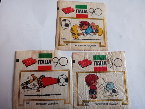 Figurinhas Chiclete Ping Pong Copa Mundo Italia 1990 V Unitá