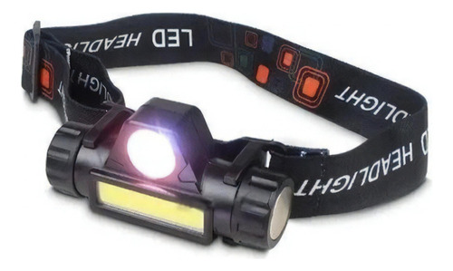 Lanterna De Cabeça 1 Led Sinalizador High Power Headlamp