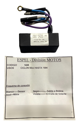 Cdi Ciclon 50 Hasta Modelo 94 / Dze 1435