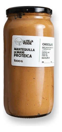 Mantequilla De Mani Con Proteina De Soya - 1kg 