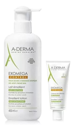 Pack Aderma Exomega Leche 400ml + Travel Size De Regalo