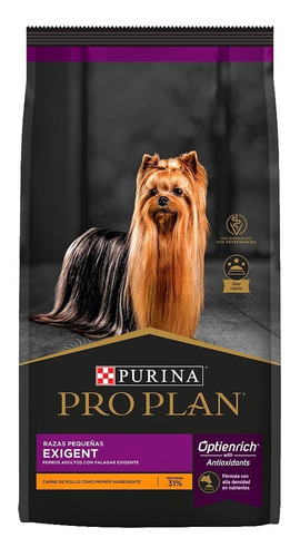 Pro Plan Optienrich Exigent Raza Pequeña Bolsa 7.5kg