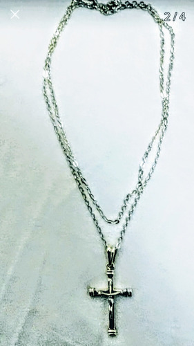 Cadena Con Cruz De Plata 925