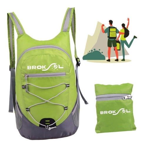 Mochila Para Trekking Transformer 12 Lts Se Reduce A Bolsito