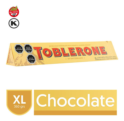 Chocolate Toblerone® De Leche 360g