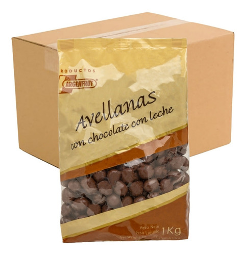 Avellana Con Chocolate Argenfrut X1kg (bulto X5)