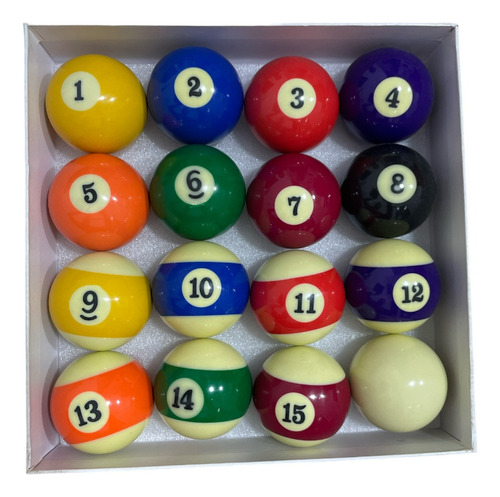 Juego De Pelotas Bolas De Pool Billar Para Mesa De Pool