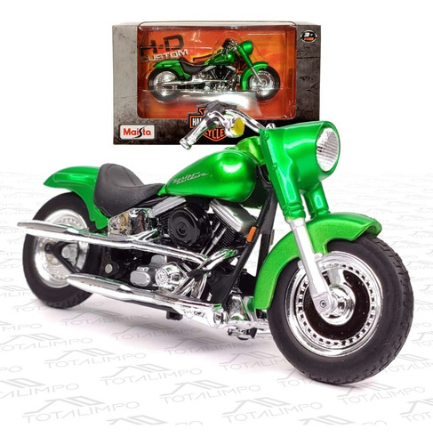 Motos Harley Davidson 1:18 H-d Custom Maisto 31360 Cuota