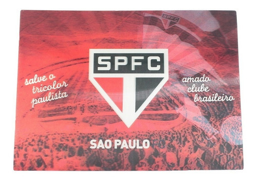 Jogo Americano 4 Peças 3d Time São Paulo Oficial
