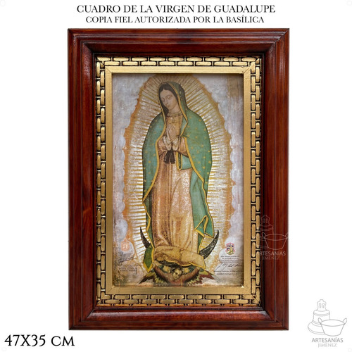 Cuadro Virgen De Guadalupe Nogal Regalo