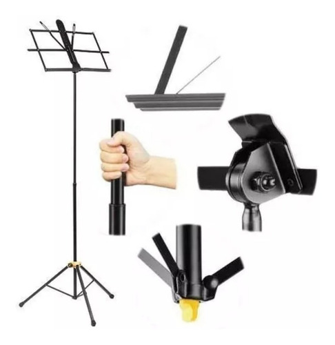 Atril Stand Base Soporte Hercules Para Partitura Bs-100b