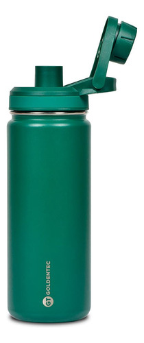 Garrafa Térmica Inox Goldentec 500 Ml Verde Cor Verde-escuro