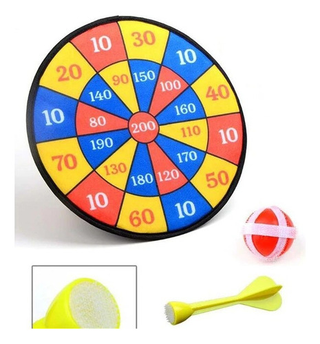 Juego Tablero De Dardos Infantil Pegajoso