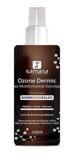 Óleo Ozonizado Ozone Dermic 120ml - Hidratante E Regenerador