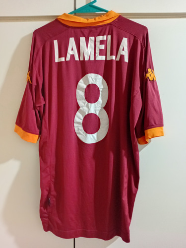 Camiseta Roma 2012 Original Xl Dorsal Erik Lamela (Usado)