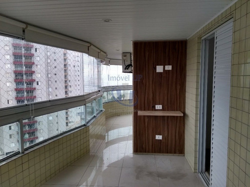 Imagem 6 de 15 de Terraco Grande - 3 Dorm. - 3 Vgs - Vista Para O Mar - 100m Da Praia! - V-2140