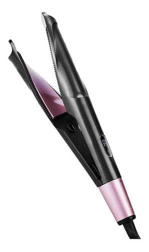 Plancha de cabello RabbitStorm MX-1368 negra y rosa 110V/240V