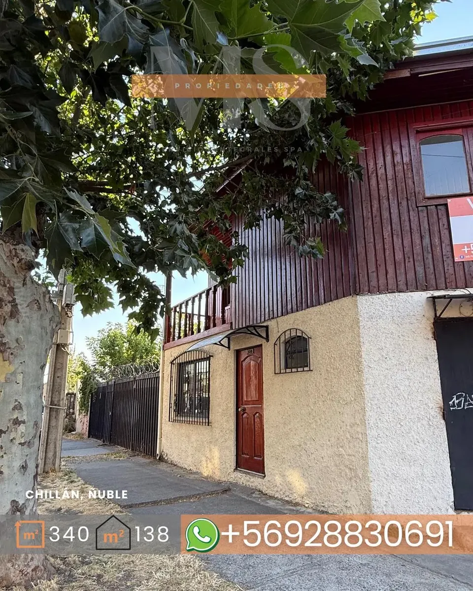 Imagen 3 de 26 de Inmueble De 340 M2, Calle Rosas Con Vega De Saldías, Chillán