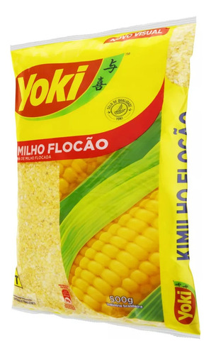 Farinha De Milho Flocada Kimilho Flocão 500g Yoki