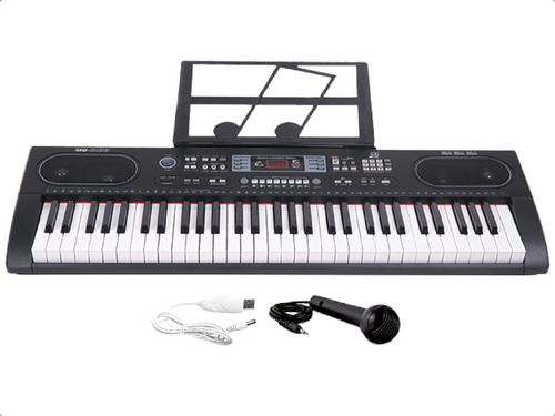 Teclado Musical Organo Piano Teclas Timbres 5 Octavas Atril