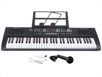 Comprar Teclado Musical Organo Piano Teclas Timbres 5 Octavas Atril