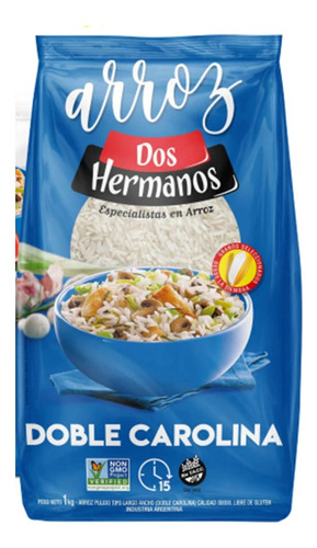 Dos Hermanos Arroz Doble Carolina X 1 Kg X4u
