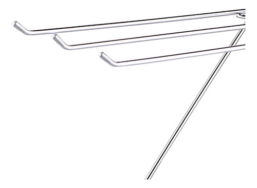 Toallero De Piso Plegable De Acero Inoxidable En Forma De Z,