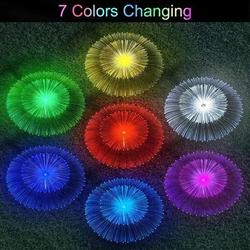 Paquete De 4 Luces Solares Para Decoración Navideña
