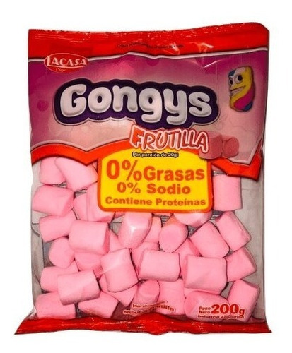 Malvaviscos Gongys Frutilla 200grs - Barata La Golosineria