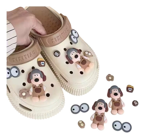 Pins Jbitiz Kit Com 8 Unidades Cães Fofos. Colorido Cães